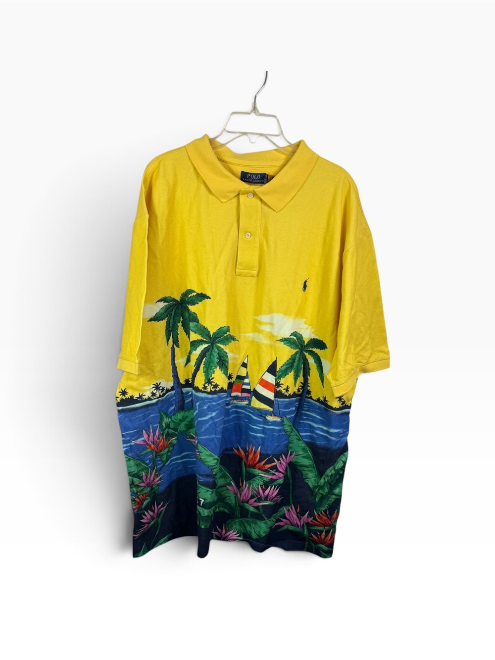 Polo by Ralph Lauren Classic Fit Tropical Mesh Polo Shir